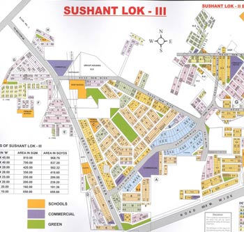 Sushant Lok Phase 3 Map